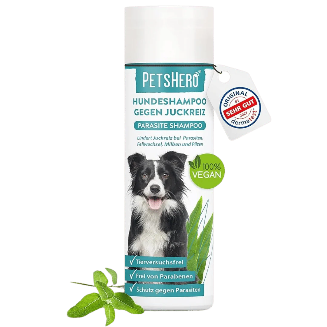 Hundeshampoo gegen Milben, Flöhe, Zecken & Parasiten