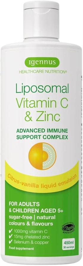 Liposomales Vitamin C & Zink