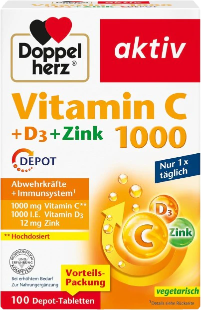 Vitamin C + D3 + Zink